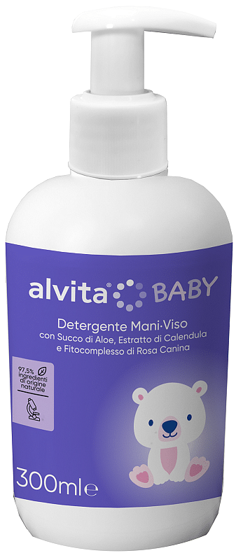 Alvita Baby Detergente Mani Viso 300 Ml