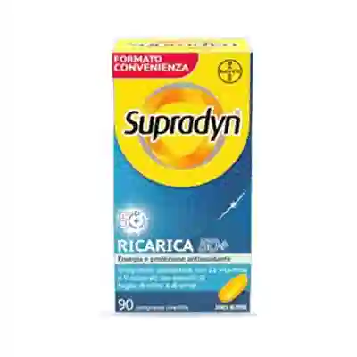 Supradyn Ricarica 50+ Integratore con Vitamine e Minerali, con antiossidanti 90 compresse