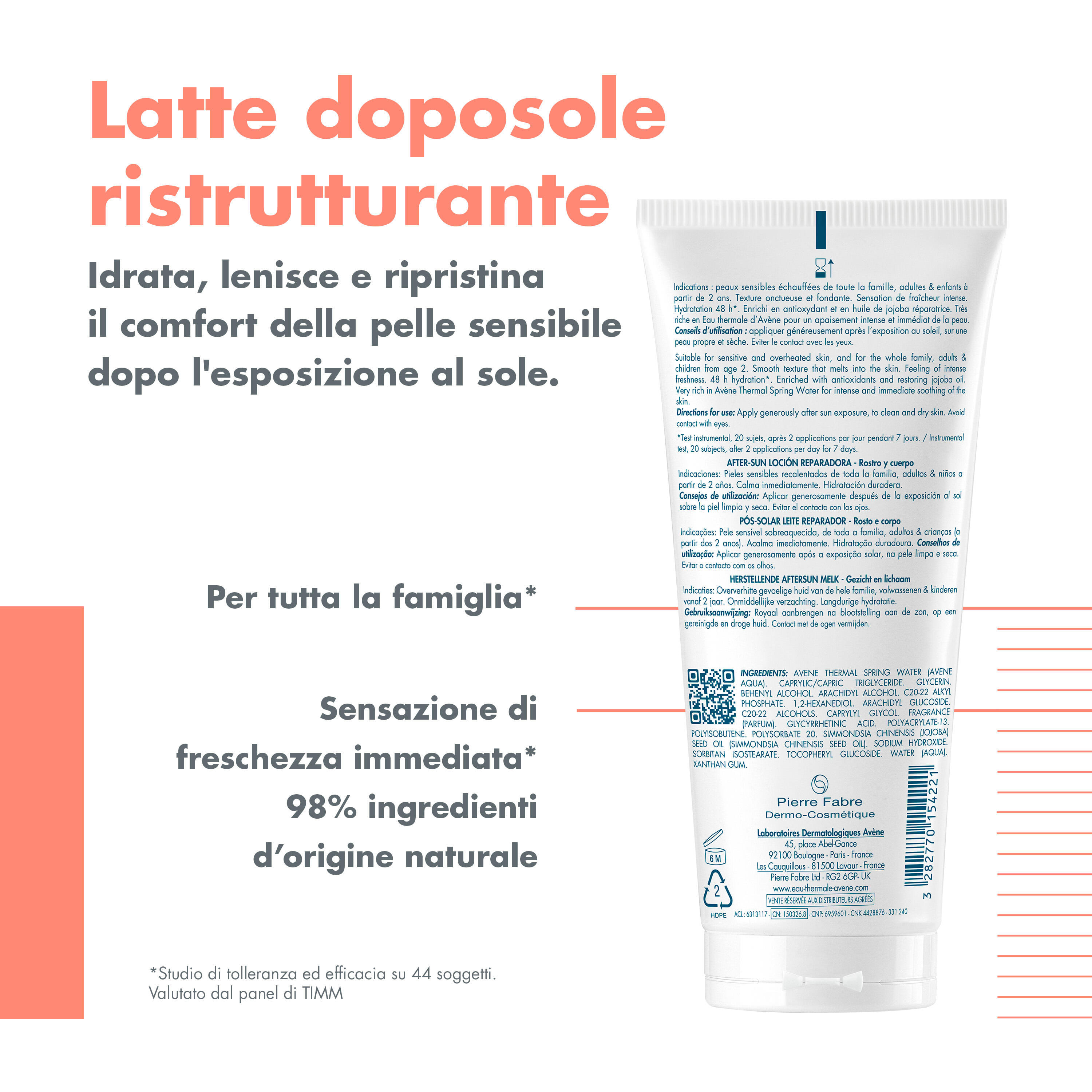 EAU THERMALE AVENE RISTRUTTURANTE DOPOSOLE NUOVA FORMULA 200 ML