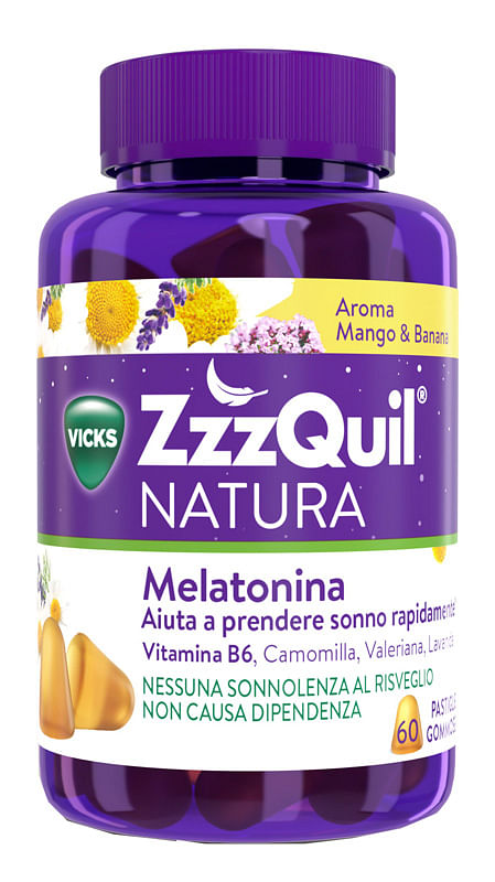 Zzzquil Natura Mango & Banana 60 Pastiglie Gommose