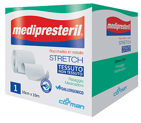 Medipresteril Rocchetto Rotolo Stretch Tessuto Non Tessuto 10 Cm X 1000 Cm