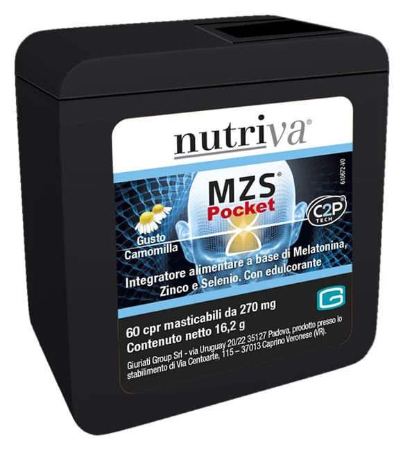 NUTRIVA MZS POCKET 60 COMPRESSE MASTICABILI