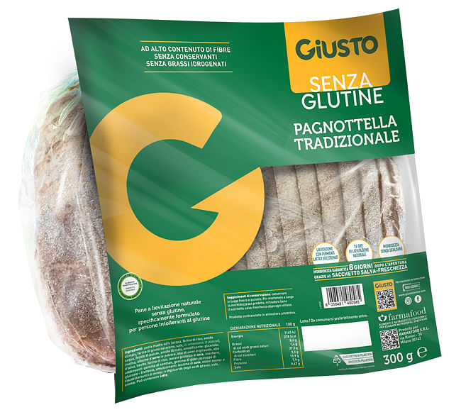 Giusto Senza Glutine Pagnottella 300 G