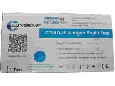 TEST ANTIGENICO RAPIDO COVID-19 CLUNGENE AUTODIAGNOSTICO DETERMINAZIONE QUALITATIVA ANTGENI SARS-COV-2 IN TAMPONI NASALI MEDIANTE IMMUNOCROMATOGRAFIA