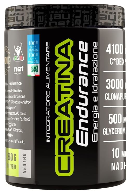 NET INTEGRATORI CREATINA ENDURANCE NEUTRO 360 G