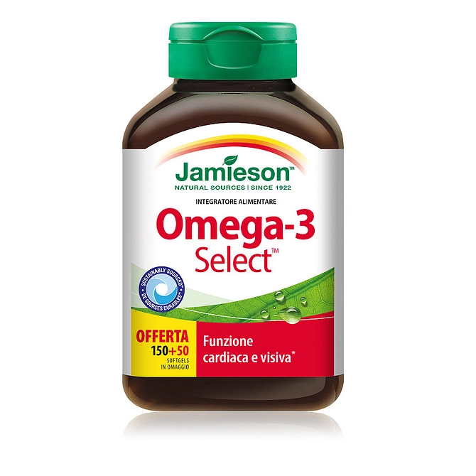 Jamieson Omega 3 Select 150 + 50 Softgels