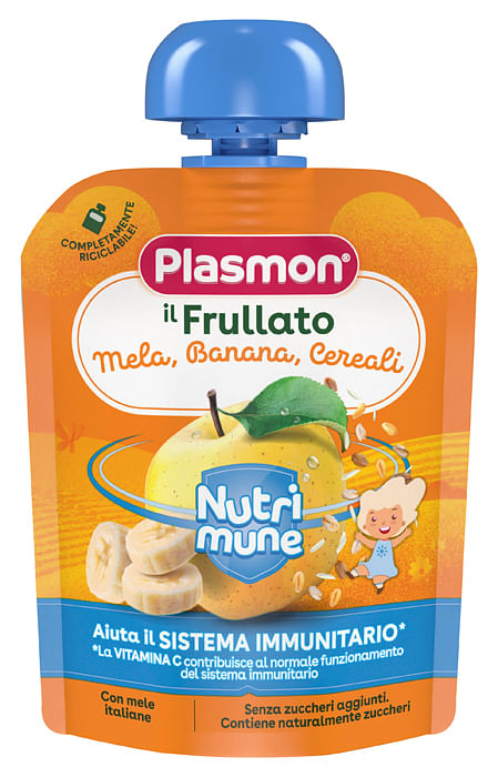 Plasmon Nutri Mune Mela/Banana/Cereali 85 G