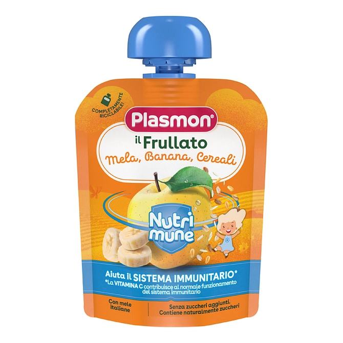 Plasmon Nutri Mune Mela/Banana/Cereali 85 G