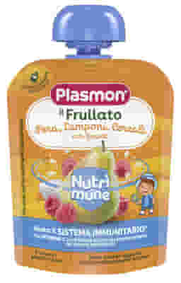 PLASMON NUTRI-MUNE PERA/LAMPONI E CEREALI CON YOGURT 85 G