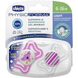 CHICCO SUCCHIETTO LIGHT ROSA SILICONE 6-16M 2 PEZZI