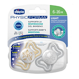 CHICCO SUCCHIETTO LIGHT LUMI SILICONE 6-16M 2 PEZZI