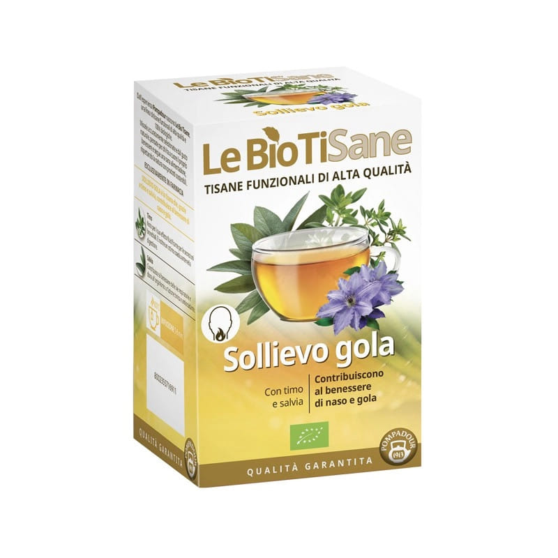LE BIO TISANE SOLLIEVO GOLA 20 BUSTINE DA 2 G