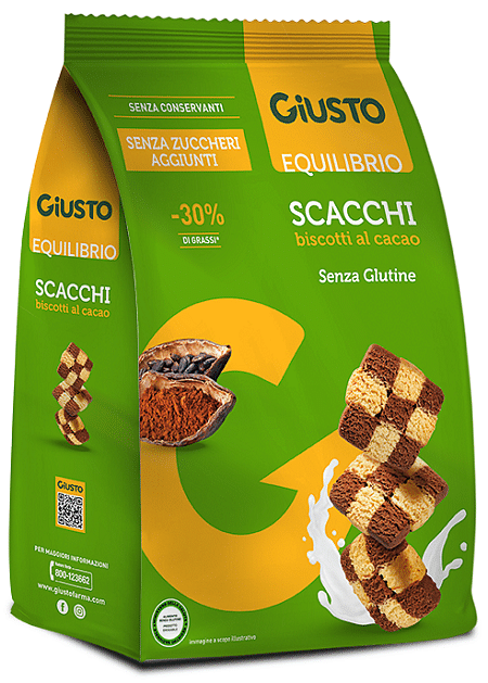 Giusto Senza Glutine Scacchi Equilibrio 250 G