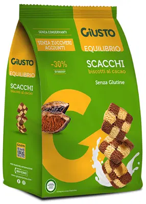 GIUSTO SENZA GLUTINE SCACCHI EQUILIBRIO 250 G GIUSTO SENZA GLUTINE SCACCHI EQUILIBRIO 250 G