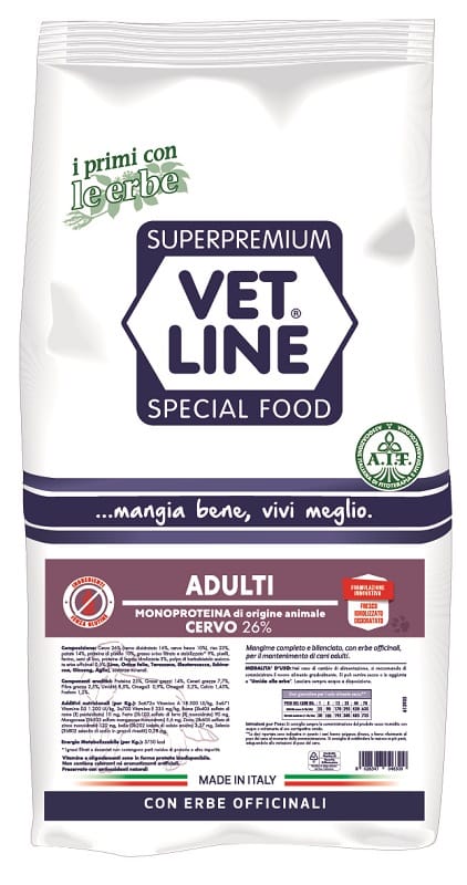 VET LINE ADULTI CERVO 3 KG