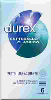 RECKITT BENCKISER PROFILATTICO DUREX SETTEBELLO CLASSICO 6 PEZZI