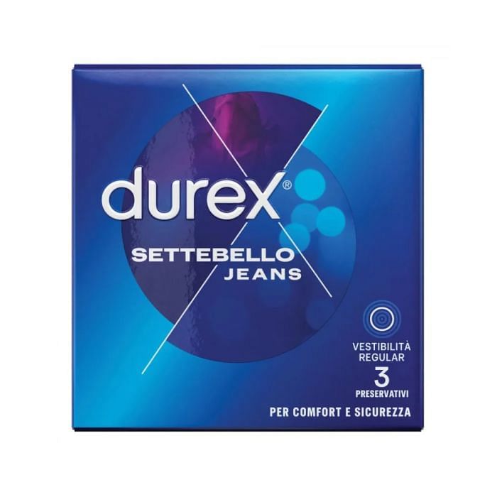 Profilattico Durex Settebello Jeans 3 Pezzi