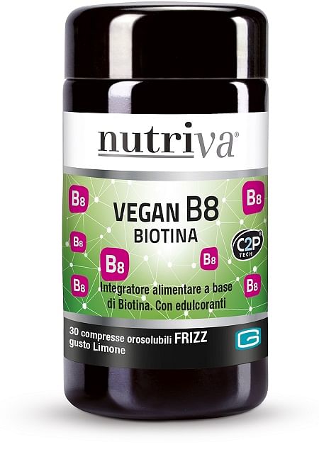 Nutriva Vegan B8 Fizz 30 Compresse Limone