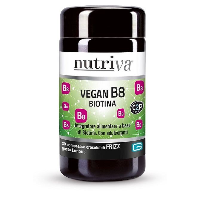Nutriva Vegan B8 Fizz 30 Compresse Limone