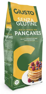 GIUSTO SENZA GLUTINE MIX PANCAKE 400 G GIUSTO SENZA GLUTINE MIX PANCAKE 400 G