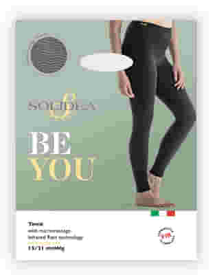 BE YOU TONIC LEGGINGS MASSAGGIANTE COPRENTE NERO XL