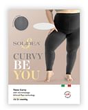 BE YOU TONIC CURVY LEGGINGS MASSAGGIANTE COPRENTE NERO M-XL