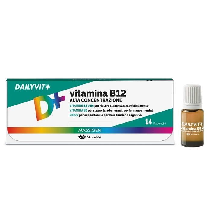 Massigen Vitamina B12 Alta Concentrazione 14 Flaconcini