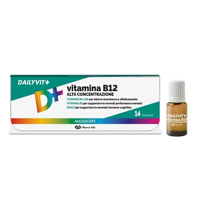 Dailyvit Vitamina B12 Alta Concentrazione 14 Flaconcini