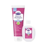 EUPHIDRA BOX AMIDOMIO COCCOLE NANNA 1 OLIO CORPO 200 ML + 1 DOCCIA SHAMPOO 250 ML