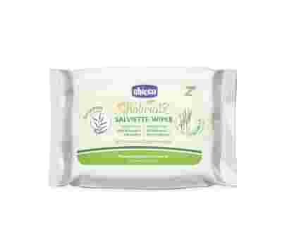 CHICCO ZANZA SALVIETTE NATURALE 20 PEZZI