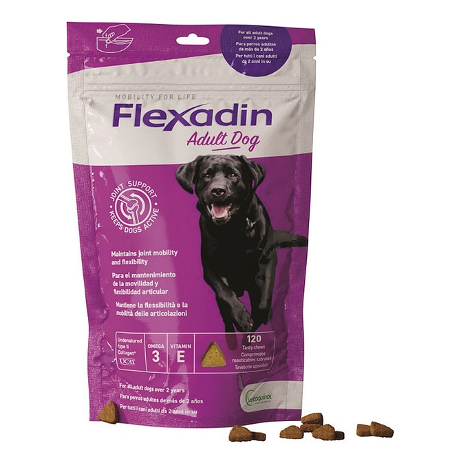 Flexadin Adult Dog 120 Tavolette Appetibili