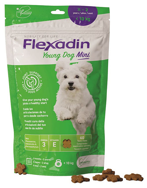 Flexadin Young Dog Mini 60 Tavolette Appetibili