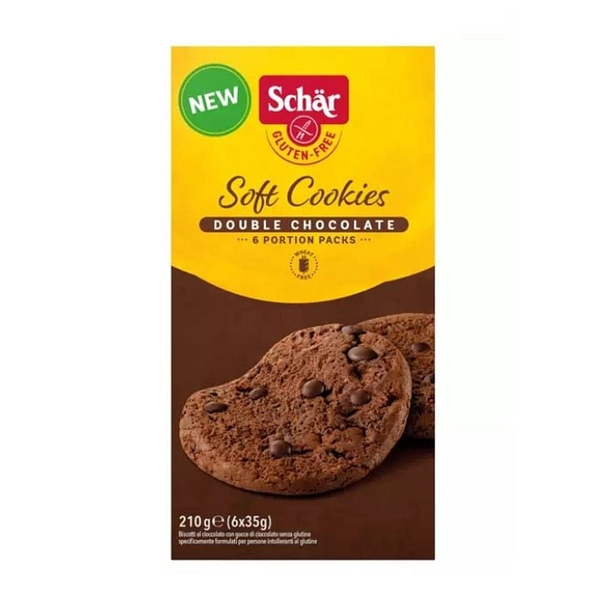 Schar Soft Cookie Double Chocolate 210 G