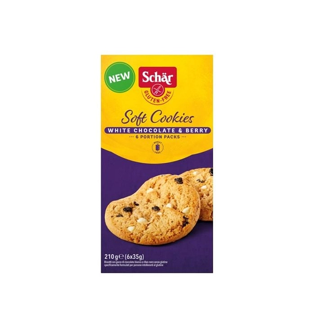 Schar Soft Cookie White Chocolate 210 G