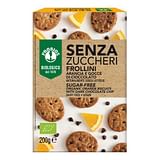 FROLLINO ARANCIA GOCCE DI CIOCCOLATO SENZA ZUCCHERI 200 G