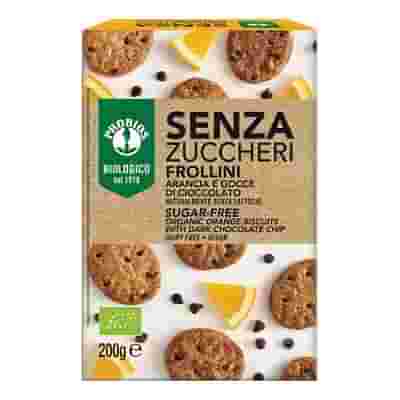FROLLINO ARANCIA GOCCE DI CIOCCOLATO SENZA ZUCCHERI 200 G