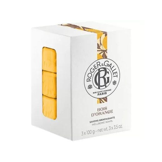 ROGER&GALLET BOIS D'ORANGE BOX SAPONETTE 3 PEZZI DA 100 G