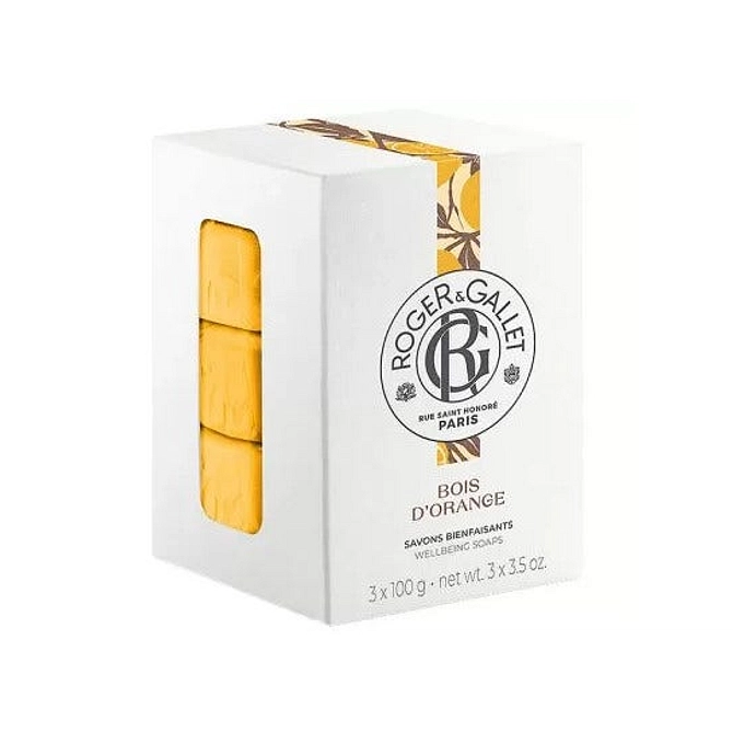 Roger&Gallet Bois D'orange Box Saponette 3 Pezzi Da 100 G