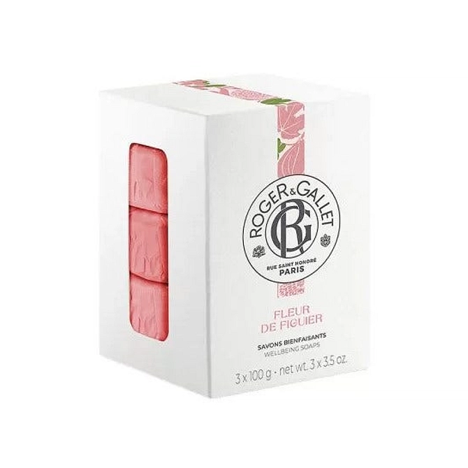 Roger&Gallet Fleur De Figuier Box Saponette 3 Pezzi Da 100 G