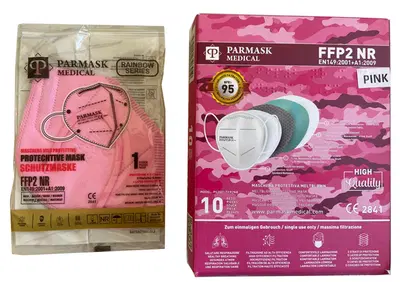 PARMASK MASCHERINA FFP2 ROSA 10 PEZZI PARMASK MASCHERINA FFP2 ROSA 10 PEZZI