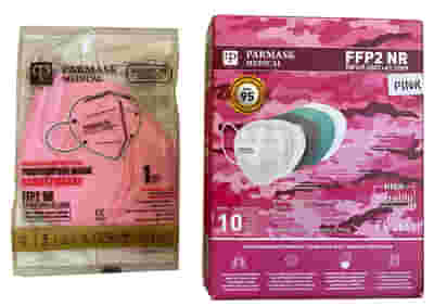 PARMASK MASCHERINA FFP2 ROSA 10 PEZZI