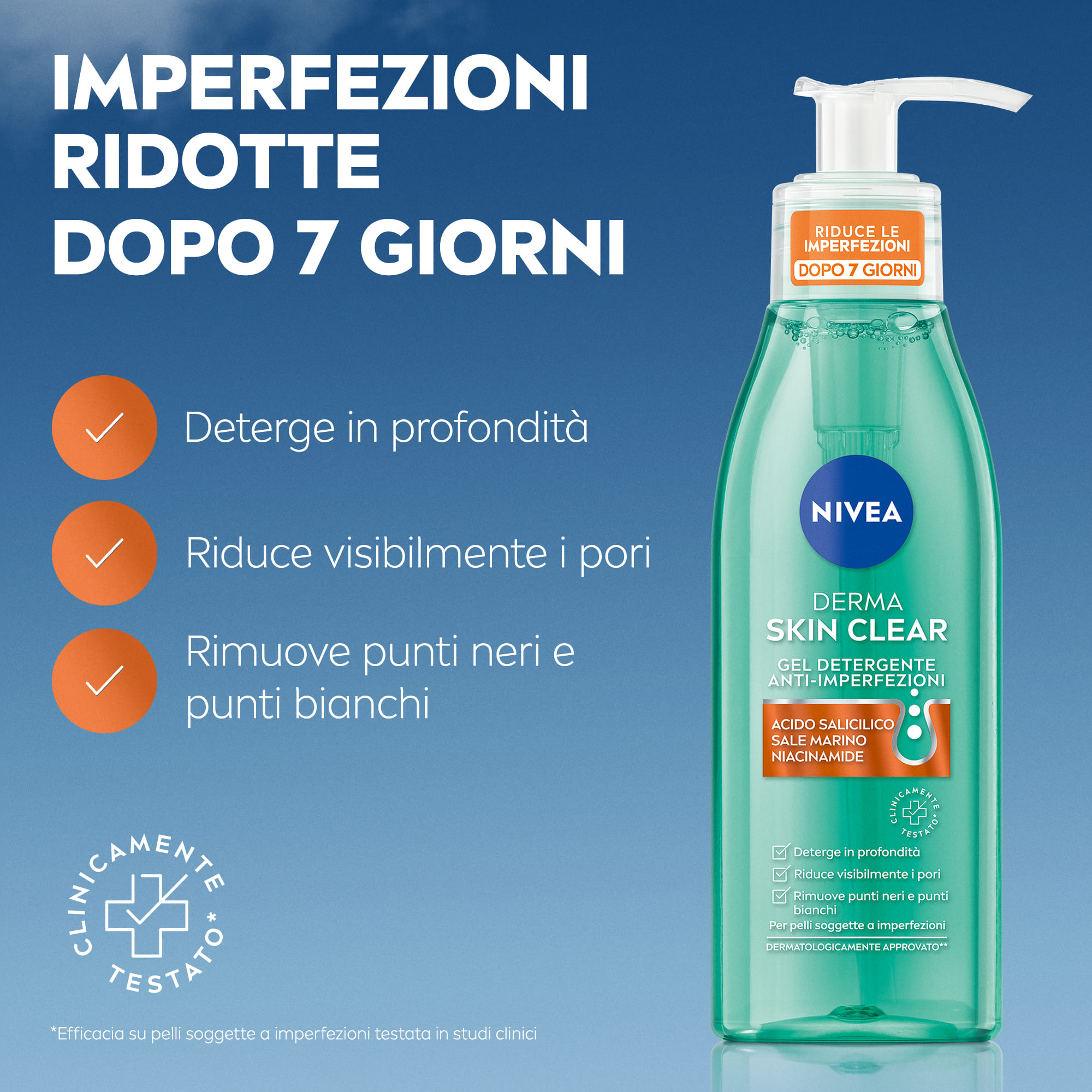 NIVEA DERMA SKIN GEL DETERGENTE 150 ML