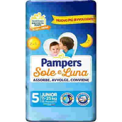 PAMPERS SOLE&LUNA JUNIOR 15 PEZZI