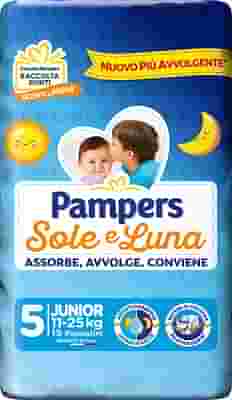 PAMPERS SOLE&LUNA JUNIOR 15 PEZZI
