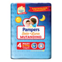 PAMPERS SOLE LUNA MUTANDINA MAXI 15 PEZZI