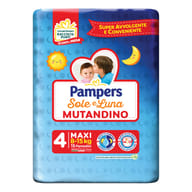PAMPERS SOLE LUNA MUTANDINA MAXI 15 PEZZI