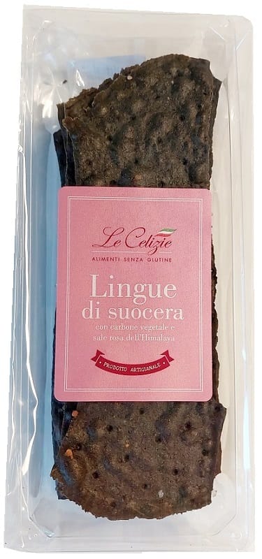 LE CELIZIE LINGUE DI SUOCERA CON CARBONE VEGETALE E SALE ROSA DELL'HIMALAYA 200 G