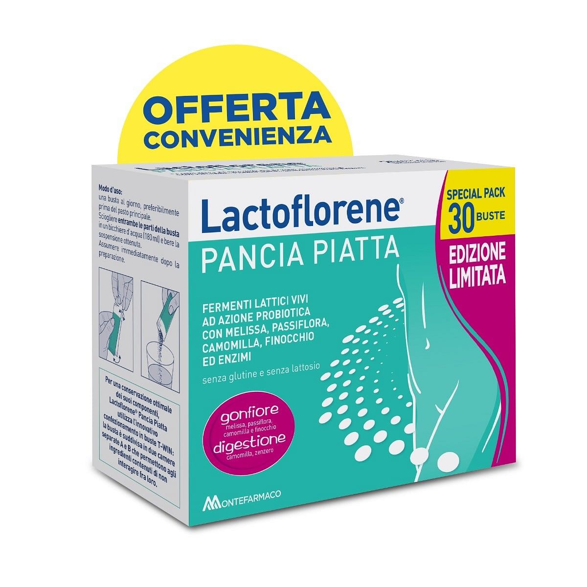 Lactoflorene Pancia Piatta Special Pack 30 Bustine