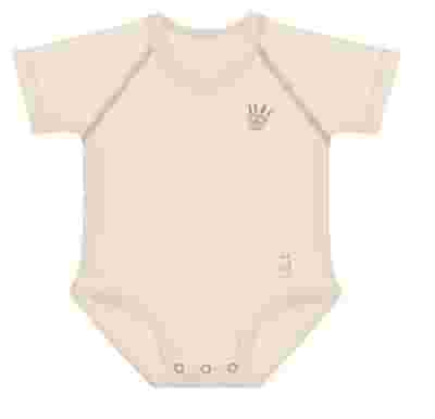 BODY 0-36 MESI BIO COTTON WARM TRIBE CREAM