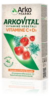 ARKOVITAL VITAMINE C+D3 20 COMPRESSE EFFERVESCENTI GUSTO FRUTTI ROSSI
